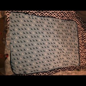 Kickee Pants Pterodactyl print swaddle blanket
